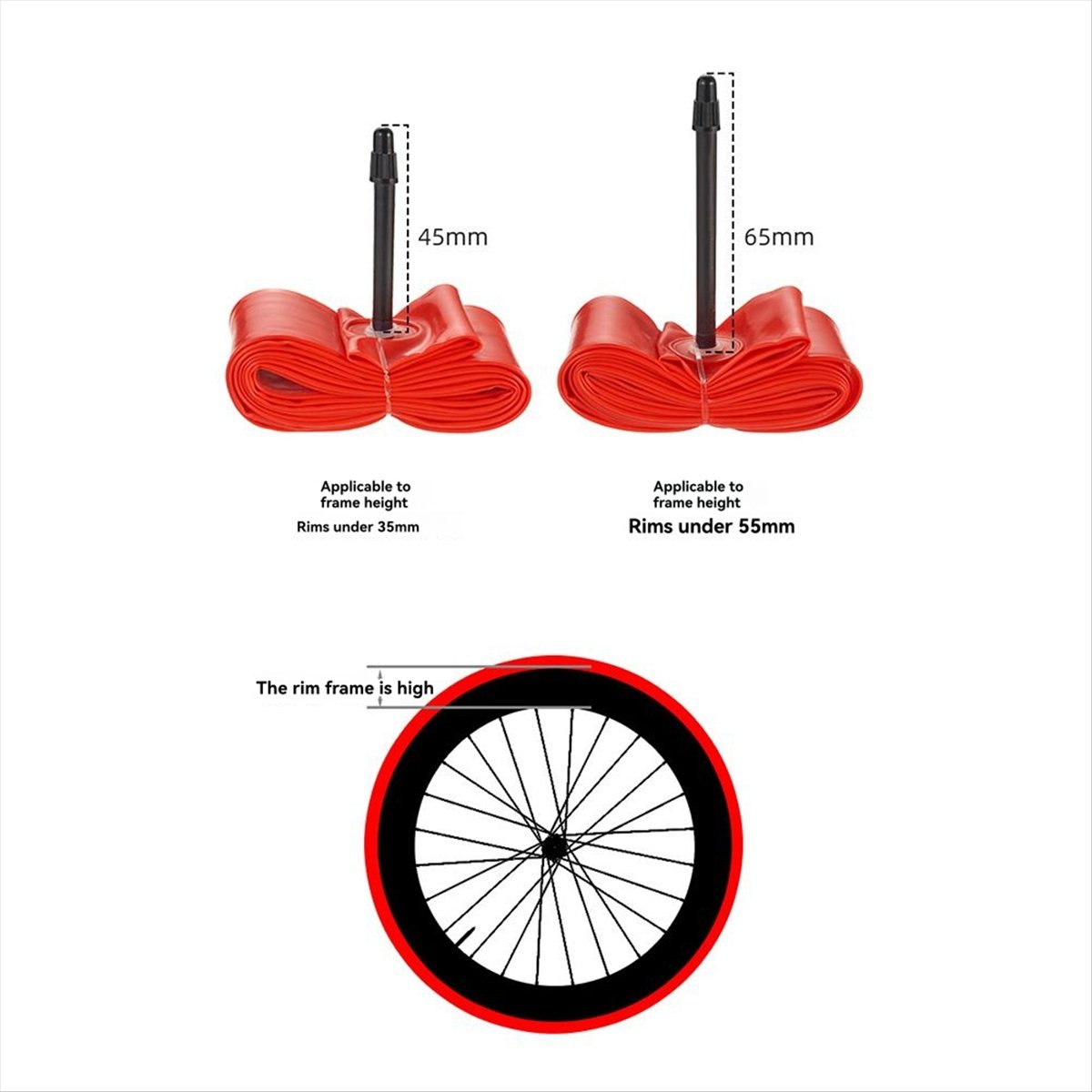 Gravel Bike Tires - ยางใน TPU รุ่น T34C สำหรับจักรยานกรวดถนนขนาด 700C