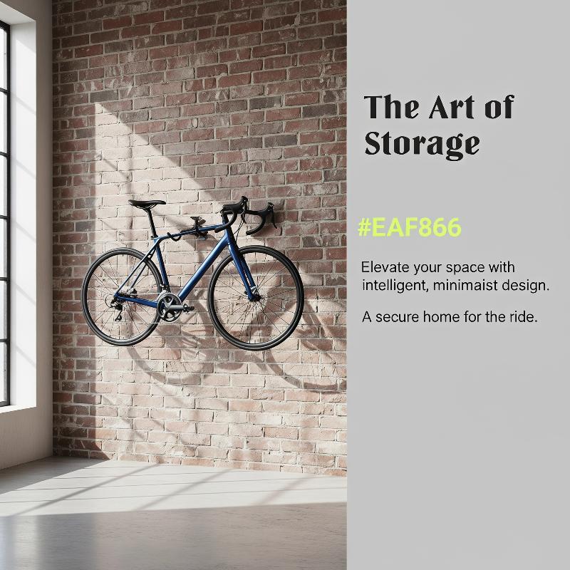 Cycling Gear Organizer Wall - ตะขอแขวนจักรยานติดผนัง ที่แขวนจักรยานแบบติดผนัง ที่แขวนจักรยานสำหรับบ้าน ประหยัดพื้นที่ สำหรับแขวนจักรยานเสือหมอบและจักรยานเสือภูเขา