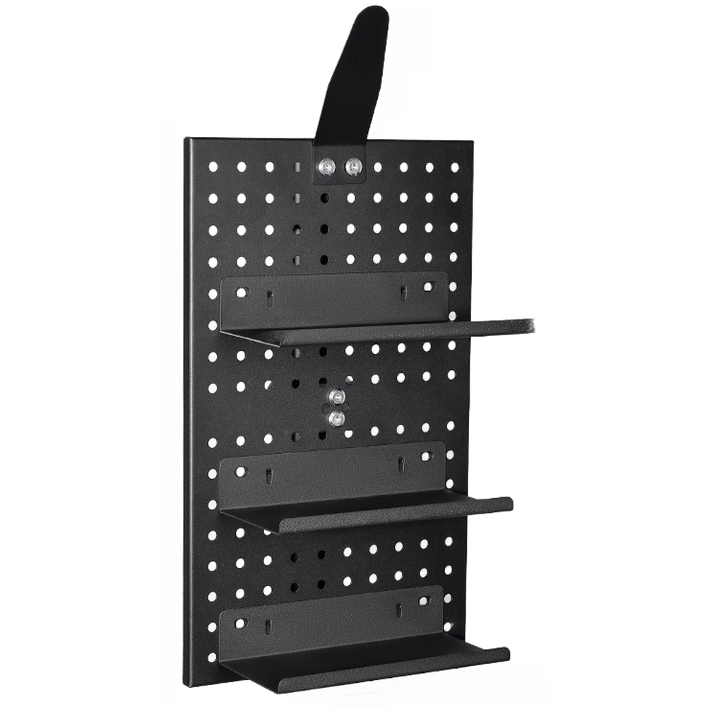 Cycling Gear Wall Mount - ที่แขวนอุปกรณ์ปั่นจักรยานติดผนังสำหรับจัดเก็บในร่ม โครงสร้างอะลูมิเนียมอัลลอยสีดำ น้ำหนักเบา