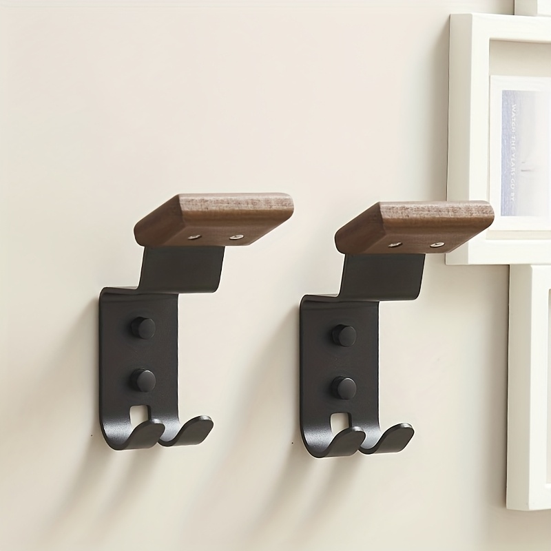 Cycling Gear Wall Mount - ที่แขวนหมวกกันน็อคมอเตอร์ไซค์ ไม้เนื้อแข็ง ดีไซน์เหล็กแข็งแรง ที่แขวนหมวกติดผนัง สำหรับมอเตอร์ไซค์ จักรยาน