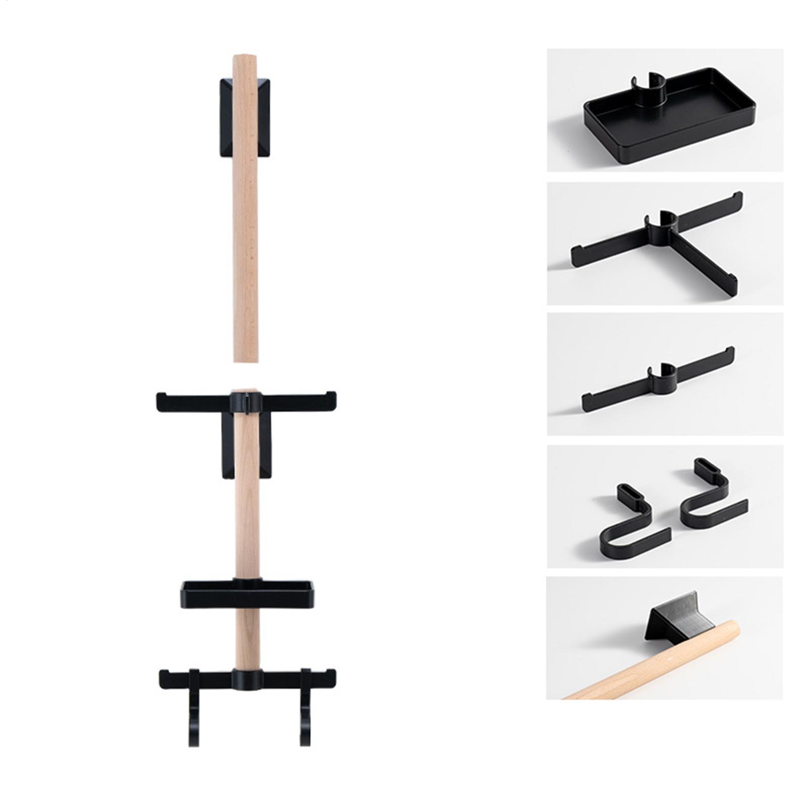 Cycling Gear Wall Mount - ที่แขวนอุปกรณ์จักรยานแบบติดผนัง, ที่เก็บอุปกรณ์จักรยาน, หมวกกันน็อค, แว่นตา, ใช้จัดระเบียบบ้าน โรงรถ
