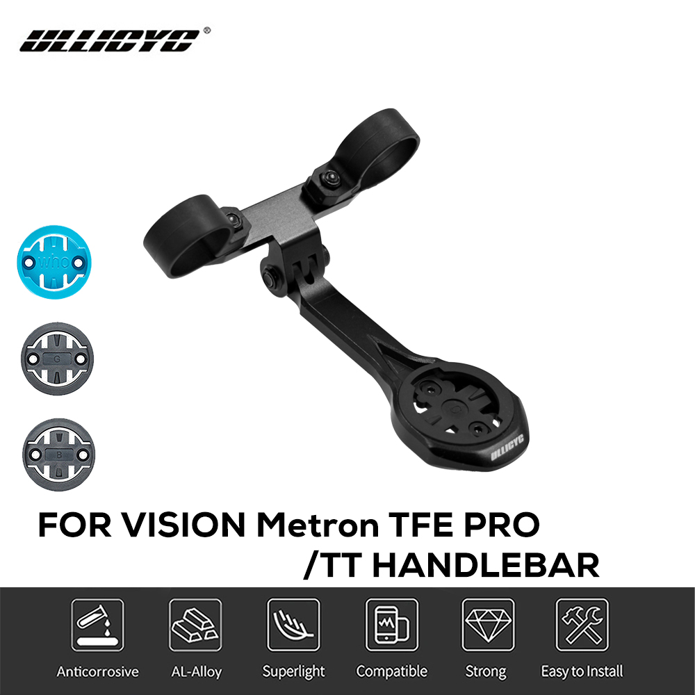 Cycling Gear Mount - ULLICYC ที่ยึดคอมพิวเตอร์จักรยานอะลูมิเนียมสำหรับ Vision TFE Metron Pro