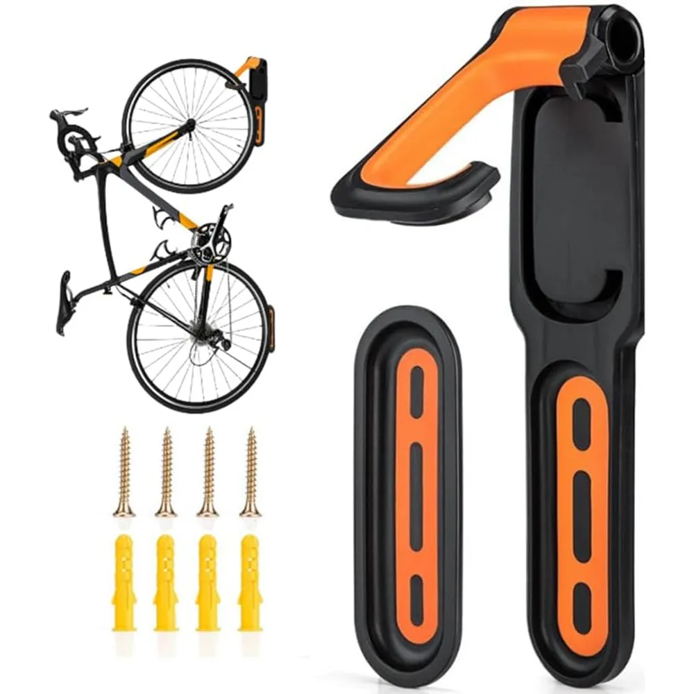 Cycling Gear Organizer Wall - ชั้นติดผนังจักรยาน1ชิ้น MTB จักรยานเสือหมอบตะขอแขวนแบบยึดติดตั้งตัวยึดตัวจับจักรยานหัวเข็มขัดจอดรถ