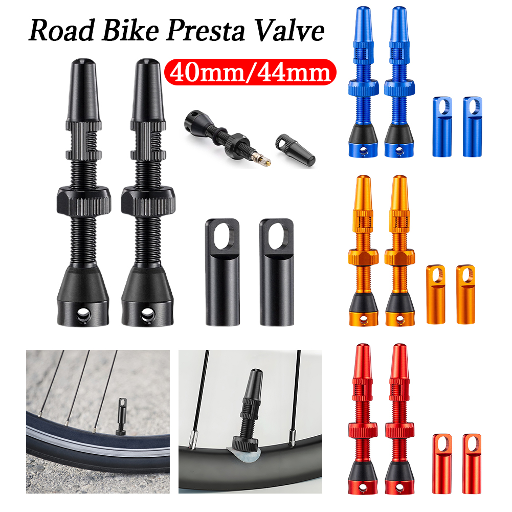 Gravel Bike Tires - ชุดเครื่องมือถอดวาล์วยางจักรยานแบบไม่มียางใน สำหรับจักรยานเสือภูเขาและจักรยานเสือหมอบ ขนาด 40/44 มม. น้ำหนักเบาพิเศษ