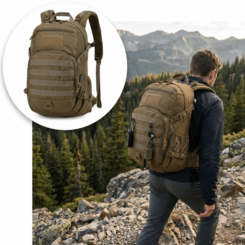 Cycling Gear Duffle - กระเป๋าเป้เดินป่าความจุ 25 ลิตร อุปกรณ์กลางแจ้ง ทนทาน น้ำหนักเบา