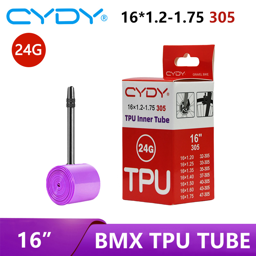 Gravel Bike Tires - ยางในจักรยาน CYDY TPU BMX ขนาด 16”305