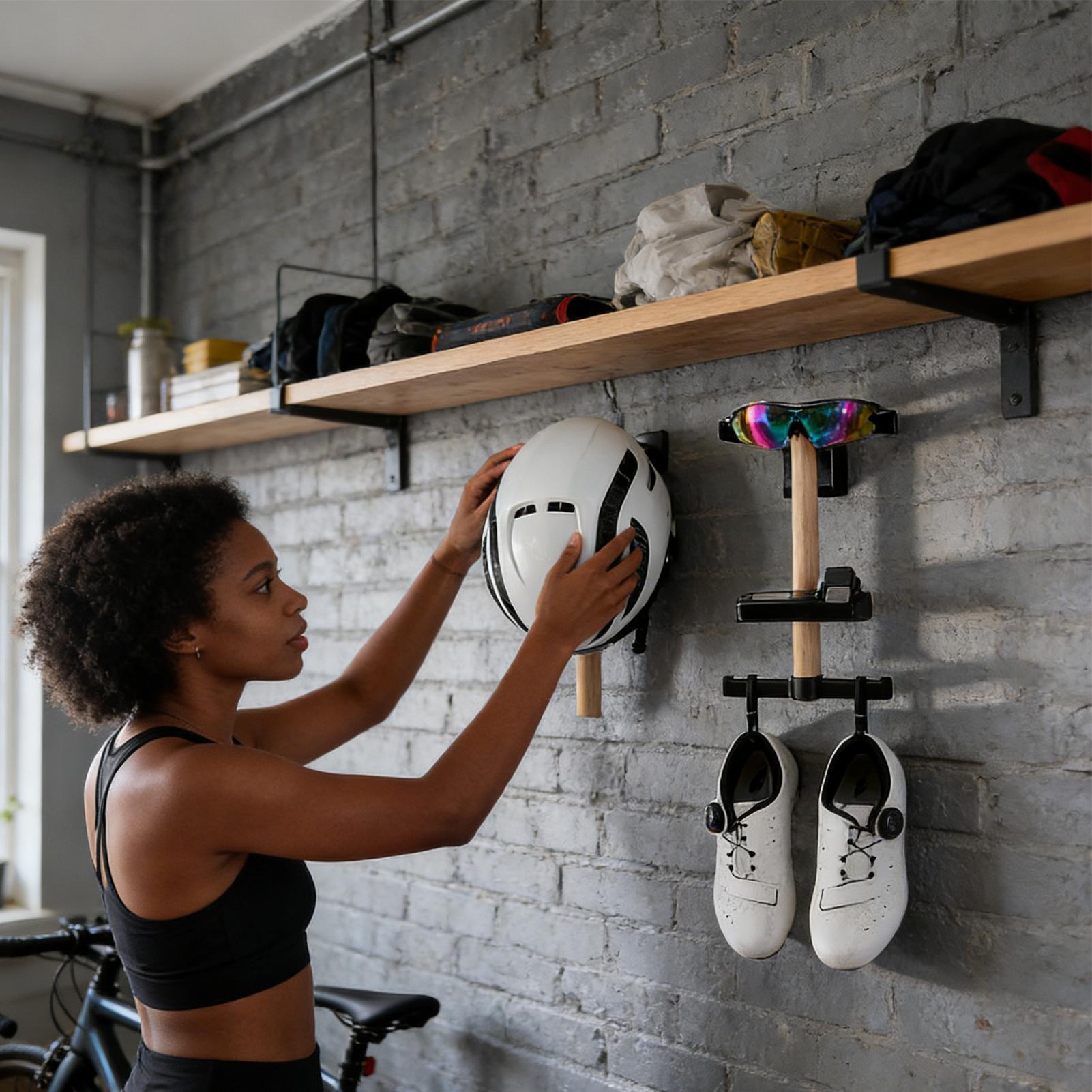ชุดราวแขวนอุปกรณ์จักรยาน 1 ชุด - Cycling Gear Organizer Wall บทวิจารณ์และราคา