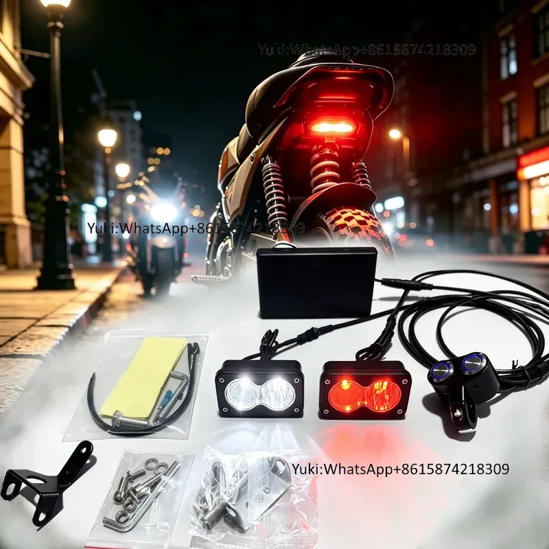 ชุดไฟหน้า-ไฟท้าย LED แบบสองเลน - Bike Tail Light บทวิจารณ์และราคา