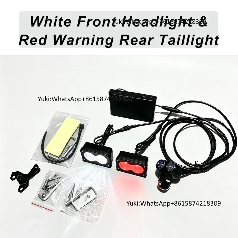 ชุดไฟหน้า-ไฟท้าย LED แบบสองเลน - Bike Tail Light บทวิจารณ์และราคา