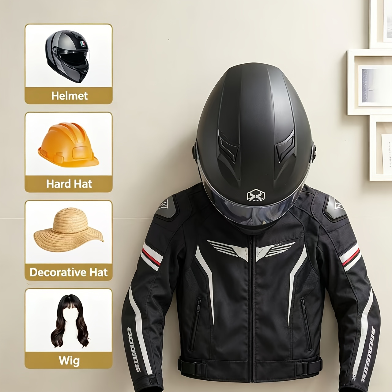 ที่แขวนหมวกกันน็อคมอเตอร์ไซค์  - Cycling Gear Wall Mount บทวิจารณ์และราคา