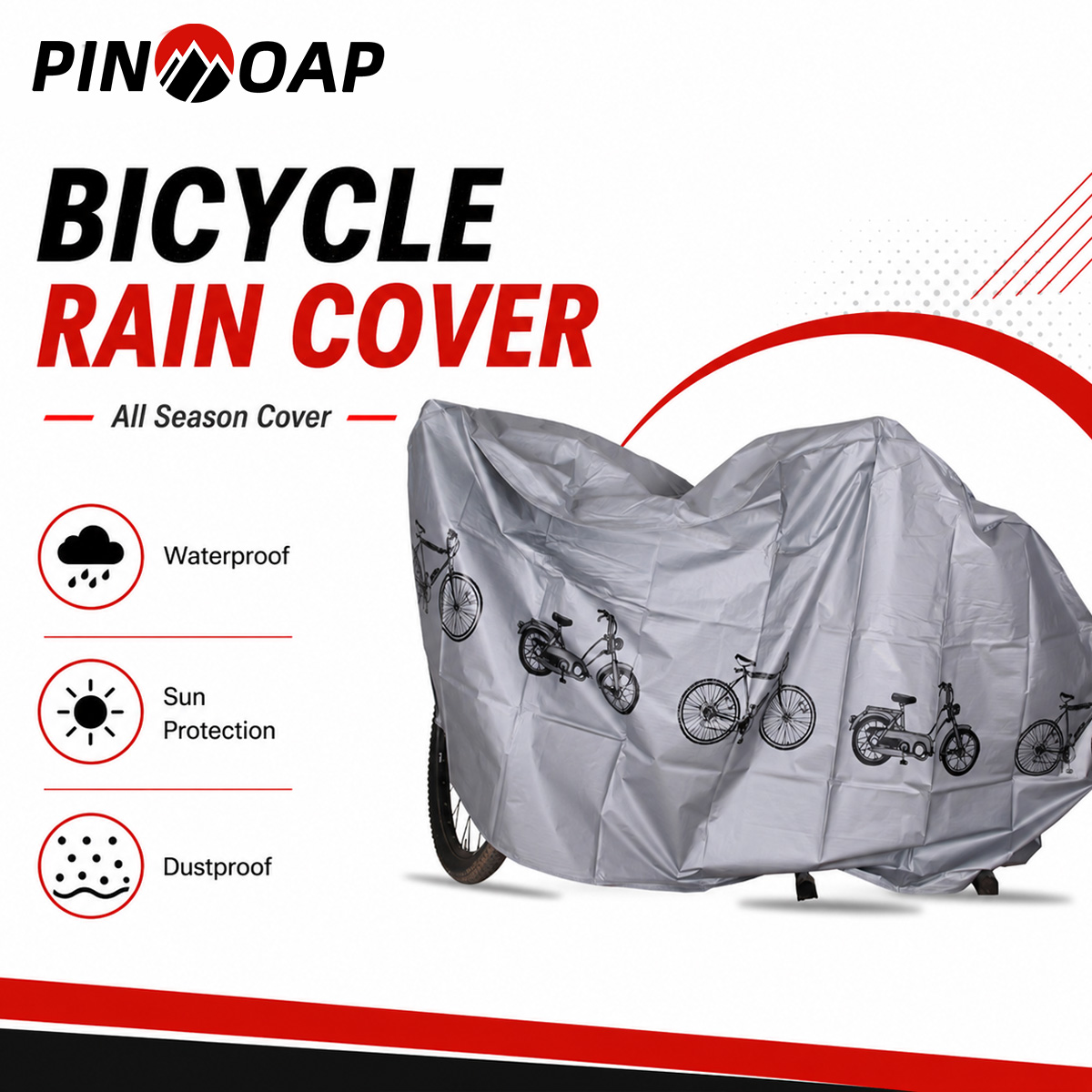 PINMOAP ผ้าคลุมจักรยานกันฝนอเน - Cycling Gear Duffle บทวิจารณ์และราคา