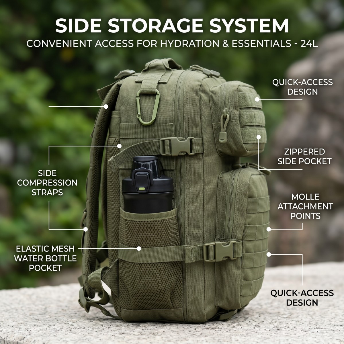 กระเป๋าเป้สะพายหลังแบบยุทธวิธี - Cycling Gear Duffle บทวิจารณ์และราคา