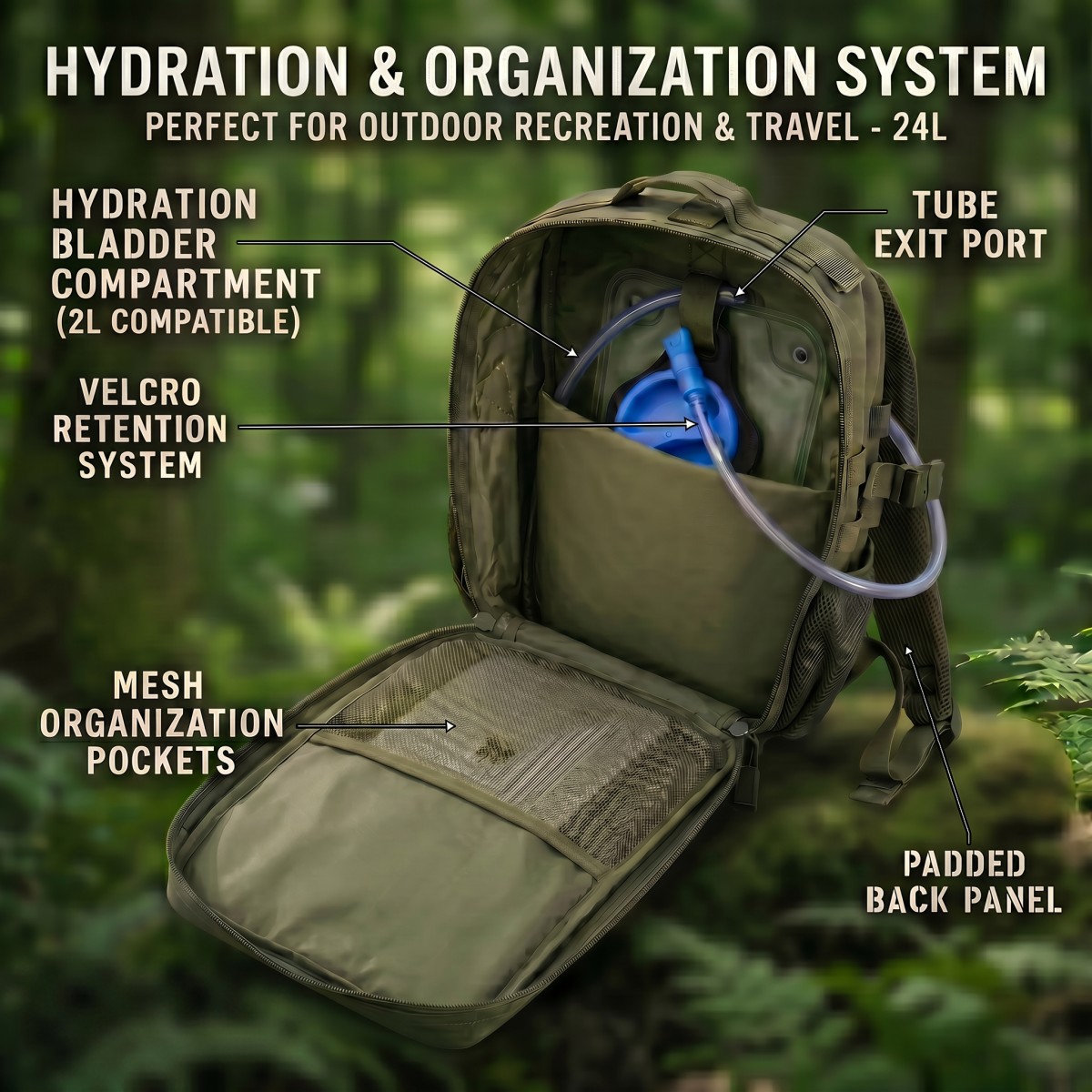กระเป๋าเป้สะพายหลังแบบยุทธวิธี - Cycling Gear Duffle บทวิจารณ์และราคา