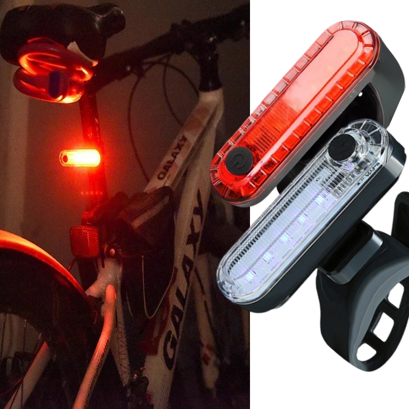 ไฟท้ายจักรยานด้านหลัง USB ชาร์ - Bicycle Helmet บทวิจารณ์และราคา