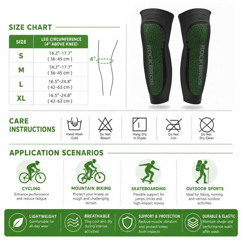ROCKBROS สนับเข่าสำหรับขี่จักร - Xc Mtb Gear บทวิจารณ์และราคา