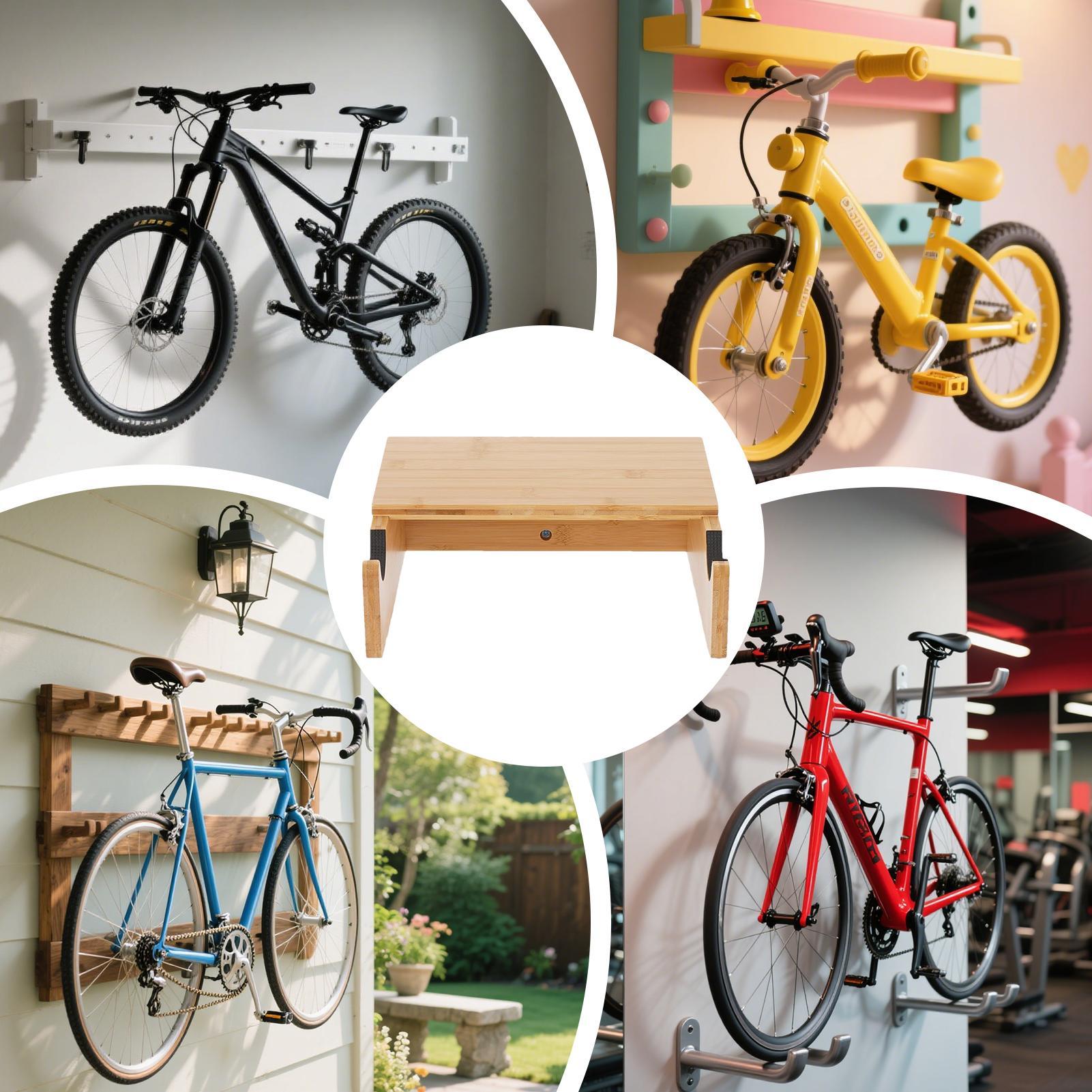 ที่แขวนจักรยานติดผนังแบบไม้ ปร - Cycling Gear Organizer Wall บทวิจารณ์และราคา