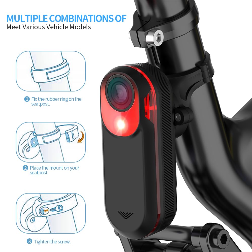 DOMEN อานจักรยานโคมไฟติดจักรยา - Bike Tail Light บทวิจารณ์และราคา