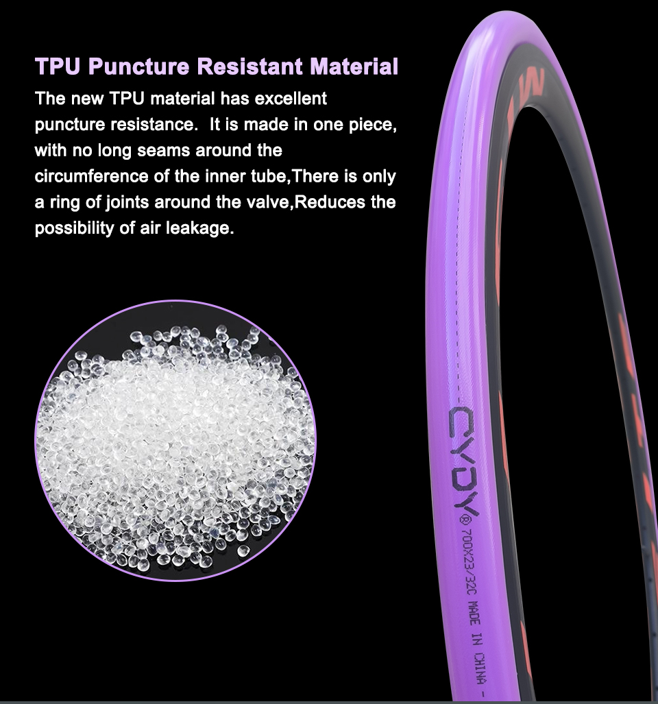 ยางในจักรยาน CYDY TPU Gravel ข - Gravel Bike Tires บทวิจารณ์และราคา