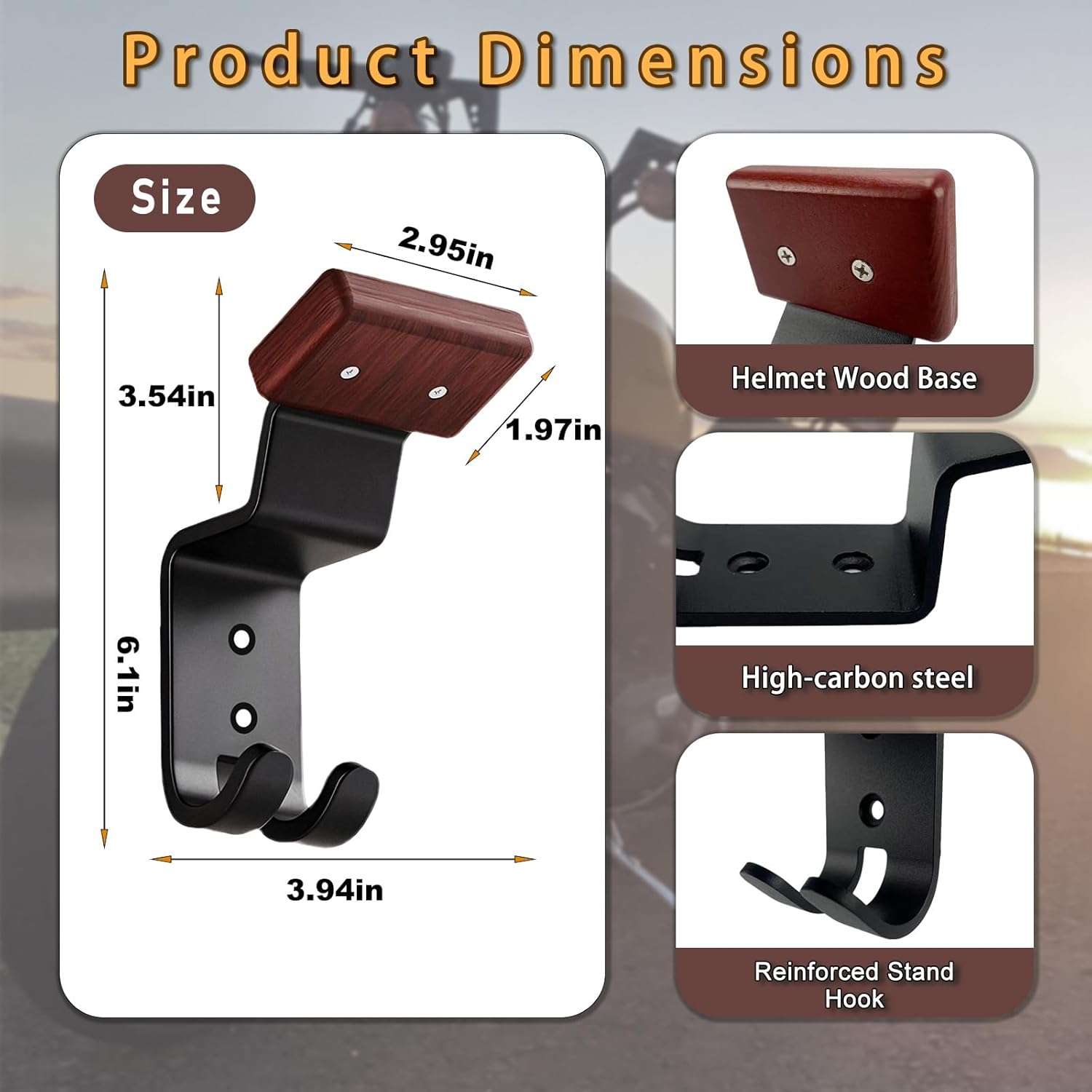 ที่แขวนหมวกกันน็อคมอเตอร์ไซค์แ - Cycling Gear Wall Mount บทวิจารณ์และราคา
