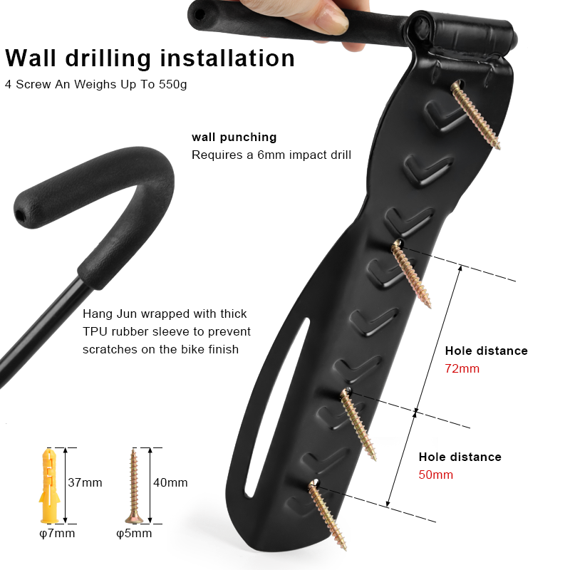 ขาตั้งจักรยานแบบติดผนัง ที่แขว - Cycling Gear Organizer Wall บทวิจารณ์และราคา